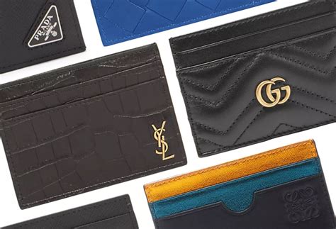 gucci business card|branded card holder for men.